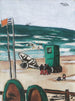 Baigneurs avec cabine verte et bateliers avec pantalon rouge - Max Beckmann — näkymä teoksesta
