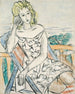 Portrait d'une jeune fille - Max Beckmann — näkymä teoksesta