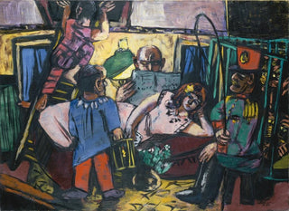 Caravane de cirque - Max Beckmann — näkymä teoksesta