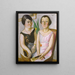 Double portrait - Max Beckmann — kehystetty taideteos seinällä