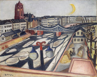 Jääpeili joella - Max Beckmann — näkymä teoksesta