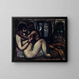 Léda - Max Beckmann — kehystetty taideteos seinällä
