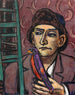 Homme avec oiseau - Max Beckmann — näkymä teoksesta