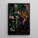 Naamiaiset - Max Beckmann — kehystetty taideteos seinällä