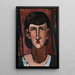 Edie Rickeyn muotokuva - Max Beckmann — kehystetty taideteos seinällä