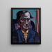 Portrait de Fred Conway - Max Beckmann — kehystetty taideteos seinällä