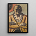 Omakuva kelta-punainen - Max Beckmann — kehystetty taideteos seinällä