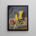 Nature morte aux bottes jaunes - Max Beckmann — kehystetty taideteos seinällä