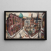 La Synagoga Frankfurt am Mainissa - Max Beckmann — kehystetty taideteos seinällä
