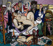 Yöinen kaupunki - Max Beckmann — näkymä teoksesta