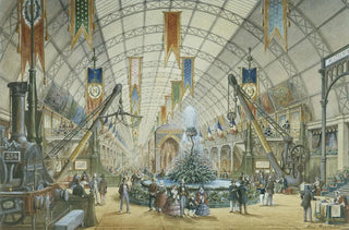 Max Berthelin - Vue intrieure de la galerie des machines Exposition universelle actuel 8me arrondissement Paris.webp