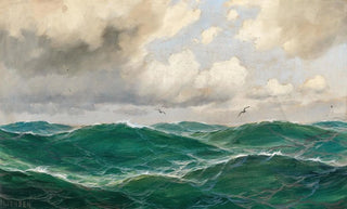 Max Jensen - A seascape with seagulls.webp