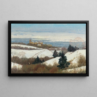 Max Kahrer - View of Klosterneuburg in winter.webp
