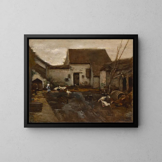 Max Liebermann - Bauernhof in Barbizon.webp