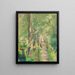 Allée de bouleaux dans le jardin de Wannsee - Max Liebermann — kehystetty taideteos seinällä