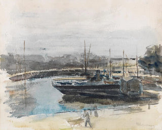 Max Liebermann - Quai in Hamburg.webp