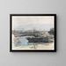 Quai à Hambourg - Max Liebermann — kehystetty taideteos seinällä