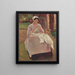 Couturière - Max Liebermann — kehystetty taideteos seinällä