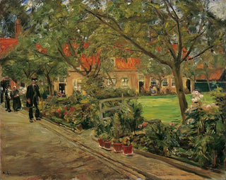 Edamin sairaala-ajan puutarhasta - Max Liebermann — näkymä teoksesta