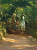 Groupe d'équitation en forêt - Max Slevogt — näkymä teoksesta