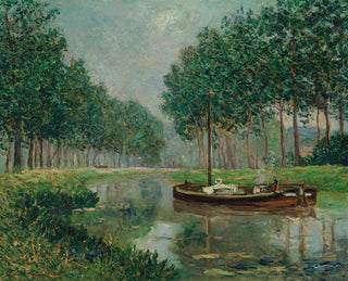 Chaland sur le canal - Maxime Maufra — näkymä teoksesta