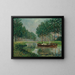 Chaland sur le canal - Maxime Maufra — kehystetty taideteos seinällä