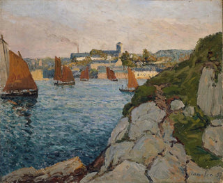 Douarnenez auringossa - Maxime Maufra — näkymä teoksesta