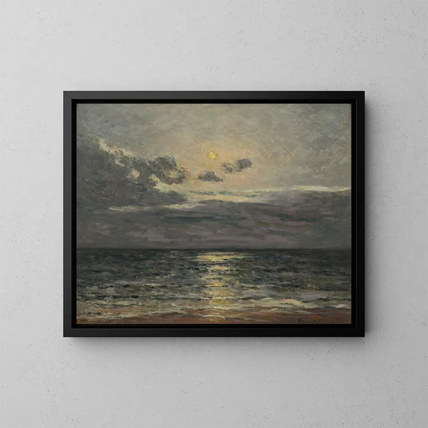 Kuunsäteen vaikutus - Maxime Maufra — kehystetty taideteos seinällä