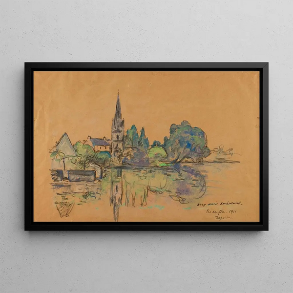 Maisemamaalaus - Maxime Maufra — kehystetty taideteos seinällä
