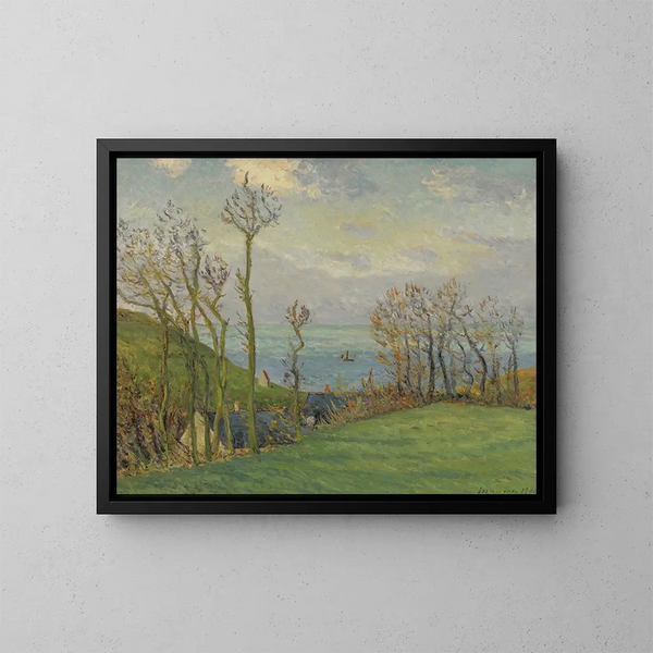 Le Vallon de Vaucottes-sur-Mer - Maxime Maufra — kehystetty taideteos seinällä