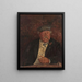 Portrait du colonel La Villette - Maxime Maufra — kehystetty taideteos seinällä