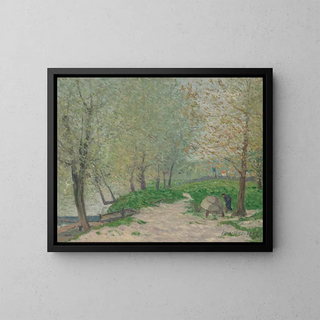 Kevät Champigny-sur-Marne - Maxime Maufra — kehystetty taideteos seinällä