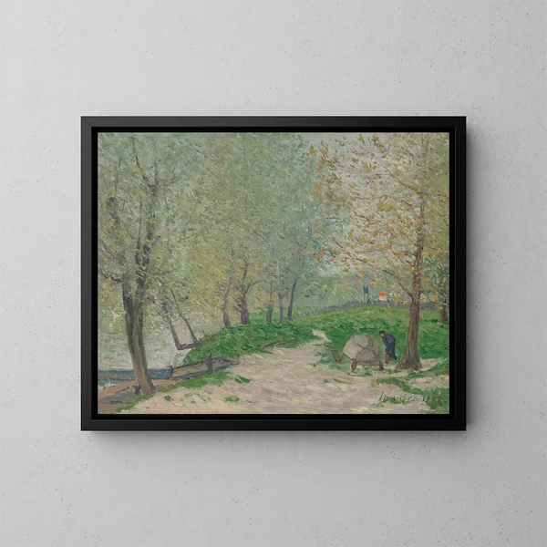 Kevät Champigny-sur-Marne - Maxime Maufra — kehystetty taideteos seinällä