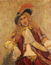 Émile Dehelly 1871-1969 sosiaali- ja teatterikomitean jäsen teatteriasussa - Maxime Maufra — näkymä teoksesta