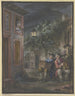 Sérénade nocturne dans la ruelle d'une petite ville - Maximilian Neustück — näkymä teoksesta