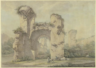 Maximilian von Verschaffelt - Rmische Ruinen mit Tonnengewlbe die Bder des Caracalla.webp