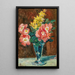 Vase avec des fleurs - Maximilien Luce — kehystetty taideteos seinällä