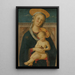 Vierge à l'Enfant - Maître de San Miniato — kehystetty taideteos seinällä