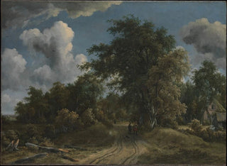 Route forestière - Meindert Hobbema — näkymä teoksesta