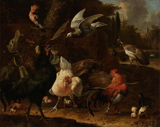 Melchior dHondecoeter - Birds in a Park.webp
