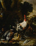 Canards, poules et autres volailles dans une cour - Melchior d'Hondecoeter — näkymä teoksesta