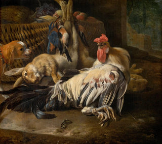 Melchior dHondecoeter - Still Life with Cock.webp