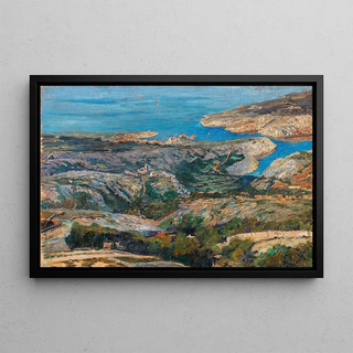 Menci Clement Crni - A View of Plase on the Adriatic Coast.webp