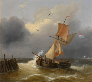 Mer turbulente - Charles Louis Verboeckhoven