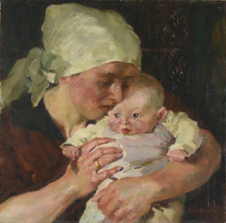 Mère avec enfant - Hermann Groeber