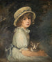 Fille avec un chat - Meta Plückebaum — näkymä teoksesta
