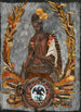 Allégorie de la patrie avec portrait de l'empereur Moctezuma - Ecole mexicaine — näkymä teoksesta