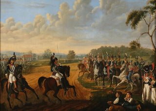 Micha Chylewski - Inspection of the 14th Regiment of Cuirassiers of the Duchy of Warsaw.webp