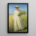 Anna Ancher pellolta palaamassa - Michael Ancher — kehystetty taideteos seinällä
