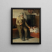 Kristian, aveugle, s'occupe d'un enfant - Michael Ancher — kehystetty taideteos seinällä